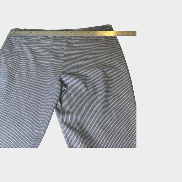 Hilary Radley Blue and White Striped Capris - Picture 6 of 8